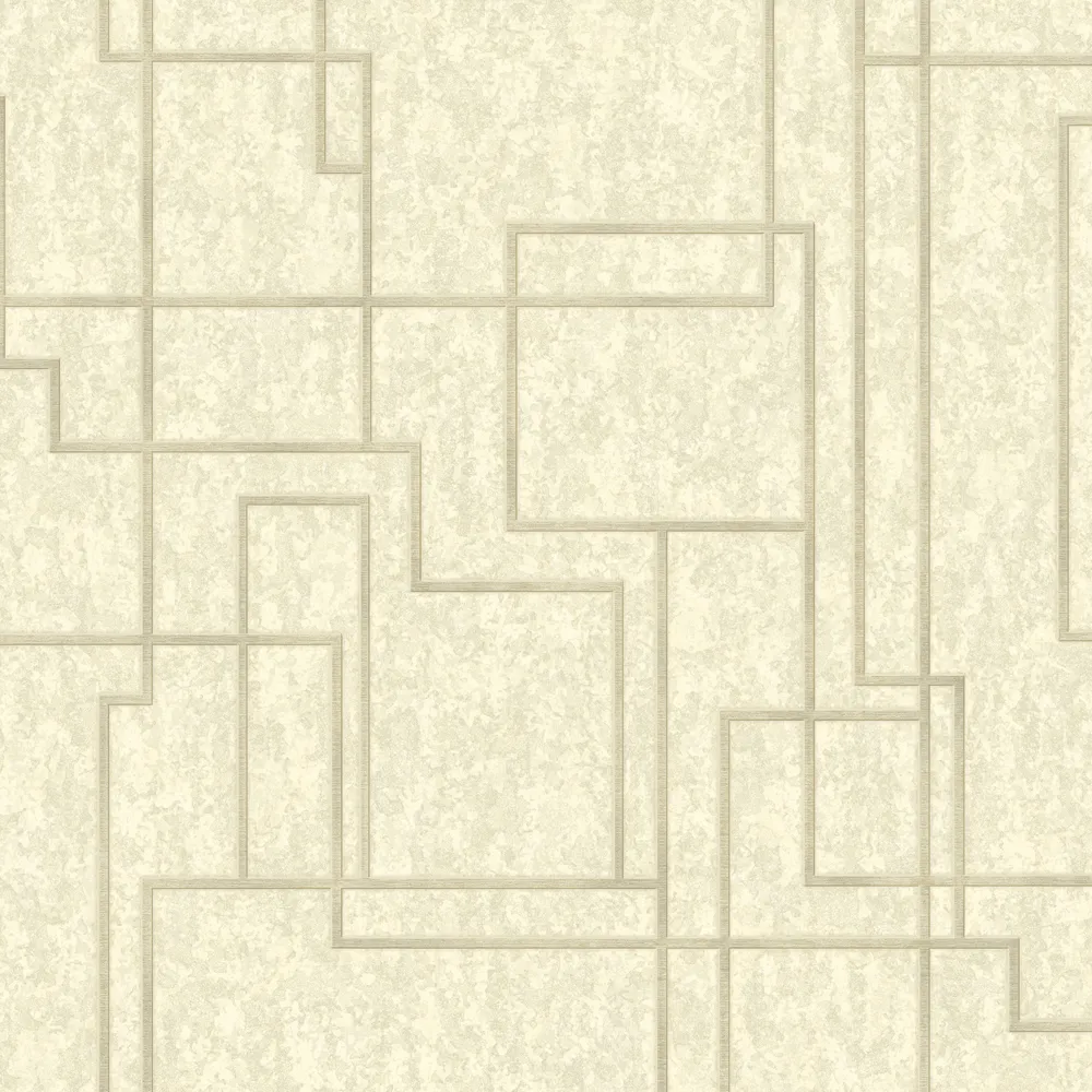 Beige Embossed Octagon Adawall Wallpaper 1202-2